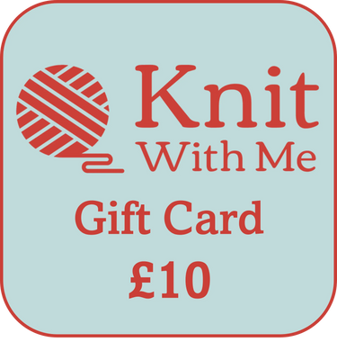 Knit With Me | Gift Card for Yarns, Notions & Classes, Denominations: £10.00, Treat a knitter or crocheter with a Knit With Me gift card! Redeemable online or in-store for yarns, notions, or workshops. Emailed immediately., Knit With Me