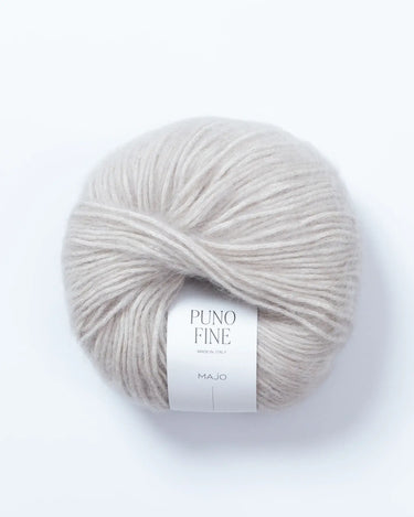 Puno Fine by Majo Garn | Luxurious Alpaca & Cotton Yarn, Colour: Taupe 117, Shop Puno Fine by Majo Garn—a luxurious blend of baby alpaca, merino, and cotton. Lightweight, soft, ethical, and perfect for delicate knitting projects, Knit With Me