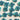 Blue fish-shaped cookies on a light background