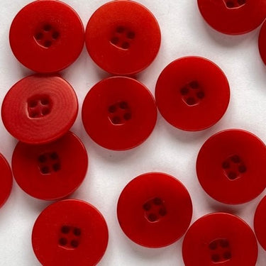 15mm Red Corozo Buttons (N3) in option at Knit With Me yarn shop