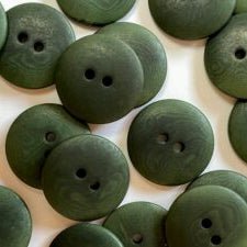 20mm Dark Green Corozo Buttons (N8) in option at Knit With Me yarn shop