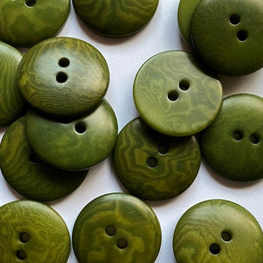 20mm Forrest Green Corozo Buttons (L6) in option at Knit With Me yarn shop