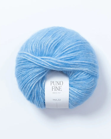 Puno Fine by Majo Garn | Luxurious Alpaca & Cotton Yarn, Colour: Dolphin 515, Shop Puno Fine by Majo Garn—a luxurious blend of baby alpaca, merino, and cotton. Lightweight, soft, ethical, and perfect for delicate knitting projects, Knit With Me