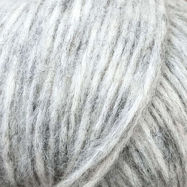 Camarose | Snefnug – Light, Soft Alpaca & Cotton Yarn, Color: 7107 MUSEGRÅ NATUR, Express your colour style with Snefnug’s baby alpaca, cotton, and merino blend. Light, soft yarn for handknit sweaters, vests, and accessories., Knit With Me