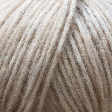 Camarose | Snefnug – Light, Soft Alpaca & Cotton Yarn, Color: 7141 CREME NATUR, Express your colour style with Snefnug’s baby alpaca, cotton, and merino blend. Light, soft yarn for handknit sweaters, vests, and accessories., Knit With Me