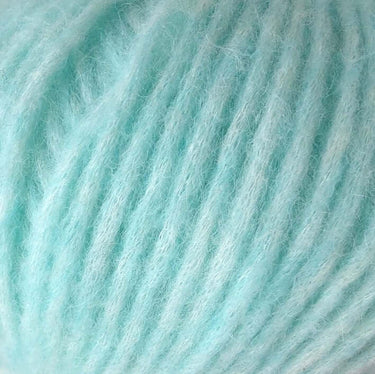 Camarose | Snefnug – Light, Soft Alpaca & Cotton Yarn, Color: 7988 LYS TURKIS, Express your colour style with Snefnug’s baby alpaca, cotton, and merino blend. Light, soft yarn for handknit sweaters, vests, and accessories., Knit With Me
