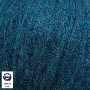 Camarose | Snefnug – Light, Soft Alpaca & Cotton Yarn, Color: 7997 TEAL SNEFNUG RWS, Express your colour style with Snefnug’s baby alpaca, cotton, and merino blend. Light, soft yarn for handknit sweaters, vests, and accessories., Knit With Me