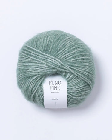 Puno Fine by Majo Garn | Luxurious Alpaca & Cotton Yarn, Colour: Artichoke 806, Shop Puno Fine by Majo Garn—a luxurious blend of baby alpaca, merino, and cotton. Lightweight, soft, ethical, and perfect for delicate knitting projects, Knit With Me