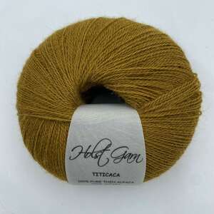 Holst Garn | Titicaca Yarn | Lace Weight Alpaca Wool, Colour: Bronze, Soft lace weight alpaca yarn—Titicaca is perfect for shawls, baby knits or as a carry-along. Ideal knitting wool UK with stunning colour range., Knit With Me