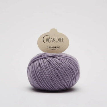 Cardiff Cashmere Classic yarn ball for Sophie Scarf Kit knitting project