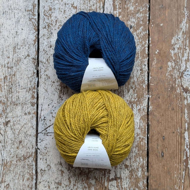 Wolfie Hat Kit | Colourwork Knitting Kit, Colour: Classic Kit 1 - Fusian/Poivre Blanc, Knitted hat kit, includes Ulysse Merino yarn and knitting pattern. A great knitting kit if you want to make your own wooly hat, a knitting hat kit at its best. , Knit W