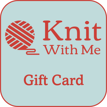 Knit With Me | Gift Card for Yarns, Notions & Classes, Denominations: £10.00, Treat a knitter or crocheter with a Knit With Me gift card! Redeemable online or in-store for yarns, notions, or workshops. Emailed immediately., Knit With Me