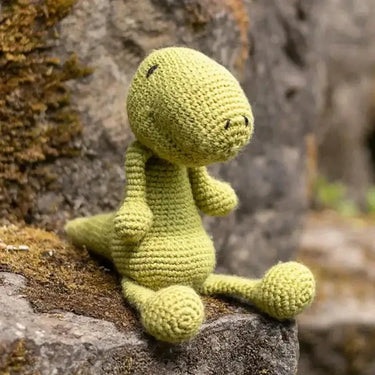 Gregor the T-REX Kit,Crochet Gregor the T-Rex with TOFT’s beginner-friendly kit. Includes wool, hook, stuffing & video tutorials, perfect for dino lovers and crafty gift-givers!
