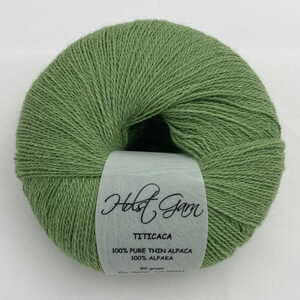 Holst Garn | Titicaca Yarn | Lace Weight Alpaca Wool, Colour: Hunter, Soft lace weight alpaca yarn—Titicaca is perfect for shawls, baby knits or as a carry-along. Ideal knitting wool UK with stunning colour range., Knit With Me