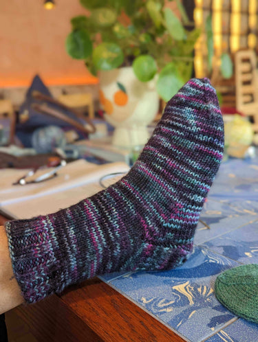 In Person My First Knitted Sock Workshop - Sunday 21st, 28th January & 4th February 2024, 2pm-4pm, , I’m super excited that you are interested in making your first knitted socks. I remember making my first pair and being blown away with such a sense of ac