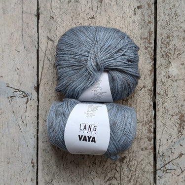 Vaya Yarn – Luxurious Cotton, Merino & Yak Blend by Lang, Color: Ciel 21, Create light, beautiful garments with Vaya yarn. A soft blend of cotton, merino, and yak, ideal for summer knitting and crochet projects., Knit With Me
