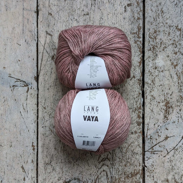 Vaya Yarn – Luxurious Cotton, Merino & Yak Blend by Lang, Color: Pink 19, Create light, beautiful garments with Vaya yarn. A soft blend of cotton, merino, and yak, ideal for summer knitting and crochet projects., Knit With Me