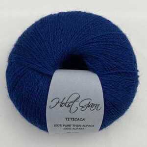 Holst Garn | Titicaca Yarn | Lace Weight Alpaca Wool, Colour: Midnight, Soft lace weight alpaca yarn—Titicaca is perfect for shawls, baby knits or as a carry-along. Ideal knitting wool UK with stunning colour range., Knit With Me
