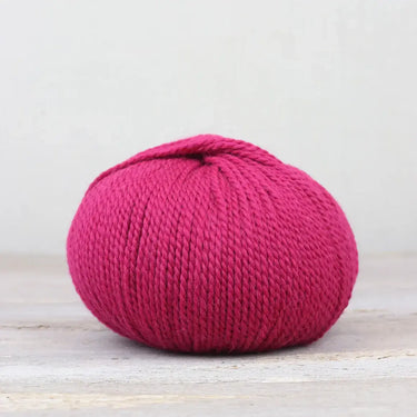he Fibre Co. | &Make Aran | Highland Wool Alpaca Yarn, Color: Mille Pink, &Make Aran yarn is made from Highland wool and alpaca. An aran weight yarn made from twisted 2-ply with bright colours and hardwearing yarn. A great &Make yarn, Knit With Me