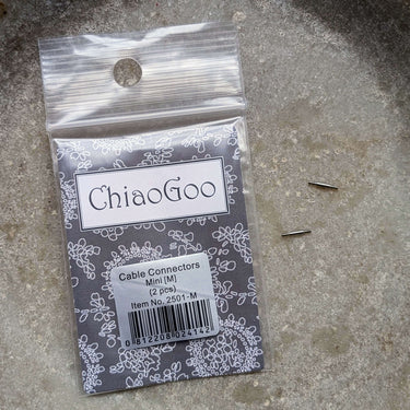 Chiaogoo knitting cable connectors 2-pack for joining knitting cables, fits Twist, Spin, SWIV360 and X-Flex cables