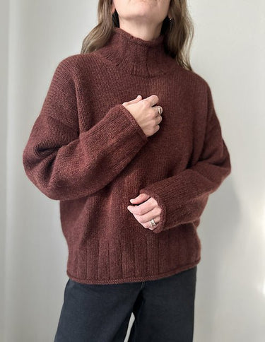 Air Sweater Kit by Ozetta in Lamana Como Grande, at Knit With Me yarn shop