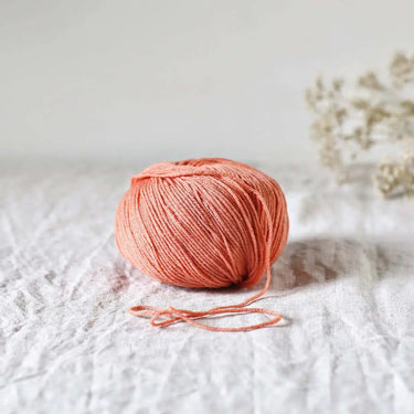 De Rerum Natura | Albertine Yarn | 4 Ply Merino Silk, Color: Aurore, Luxurious 4 ply merino silk yarn—Albertine is soft, drapey & perfect knitting wool UK for lace, baby knits & garments worn next to skin, Knit With Me