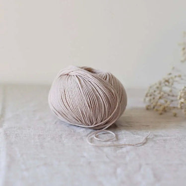 De Rerum Natura | Albertine Yarn | 4 Ply Merino Silk, Color: Avoine, Luxurious 4 ply merino silk yarn—Albertine is soft, drapey & perfect knitting wool UK for lace, baby knits & garments worn next to skin, Knit With Me