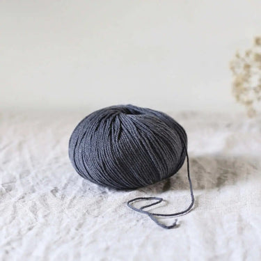 De Rerum Natura | Albertine Yarn | 4 Ply Merino Silk, Color: Crepuscule, Luxurious 4 ply merino silk yarn—Albertine is soft, drapey & perfect knitting wool UK for lace, baby knits & garments worn next to skin, Knit With Me