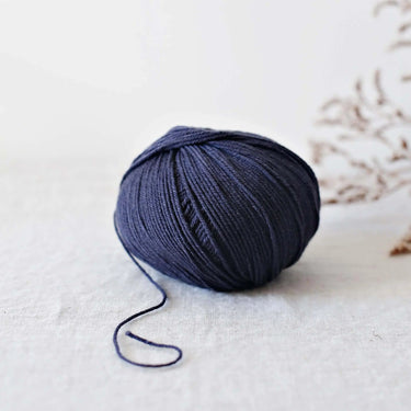 De Rerum Natura | Albertine Yarn | 4 Ply Merino Silk, Color: Figue, Luxurious 4 ply merino silk yarn—Albertine is soft, drapey & perfect knitting wool UK for lace, baby knits & garments worn next to skin, Knit With Me