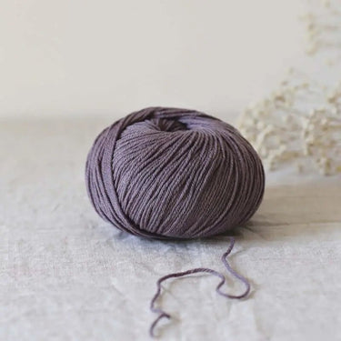 De Rerum Natura | Albertine Yarn | 4 Ply Merino Silk, Color: Oursin, Luxurious 4 ply merino silk yarn—Albertine is soft, drapey & perfect knitting wool UK for lace, baby knits & garments worn next to skin, Knit With Me