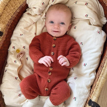 Anker's Onesie | PetiteKnit | Printed Pattern in option at Knit With Me yarn shop