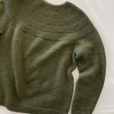 Anker’s Sweater – My Boyfriend’s Size | PetiteKnit | Printed Pattern in option at Knit With Me yarn shop