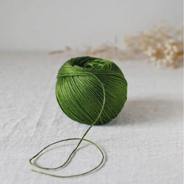 De Rerum Natura | Antigone Yarn | Silky Linen for Summer, Colour: Jardin, De Rerum Natura Antigone is 100% linen yarn with a silky, cool feel. Perfect for summer knits like tops and cardigans. Naturally grown flax. Shop eco yarns now, Knit With Me