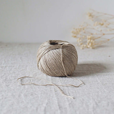 De Rerum Natura | Antigone Yarn | Silky Linen for Summer, Colour: Dalhia, De Rerum Natura Antigone is 100% linen yarn with a silky, cool feel. Perfect for summer knits like tops and cardigans. Naturally grown flax. Shop eco yarns now, Knit With Me