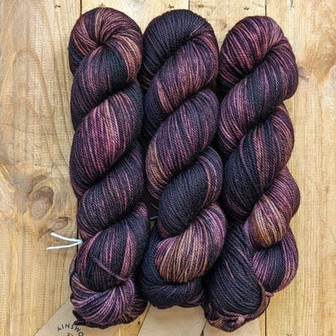 A&P Plump Sock DK Yarn | Hand-Dyed Merino Nylon Blend, Color: Doodle, Ainsworth & Prin's A&P Plump Sock DK is a soft, hand-dyed yarn of 80% superwash merino & 20% nylon. 100g skein, 243m. Ideal for socks, hats & more., Knit With Me