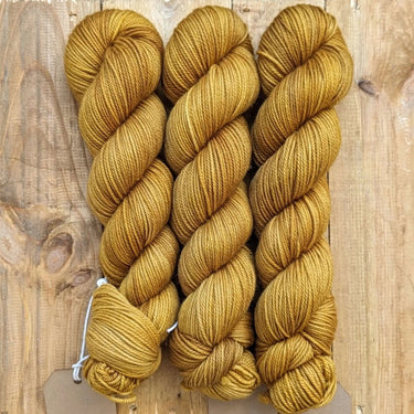 A&P Plump Sock DK Yarn | Hand-Dyed Merino Nylon Blend, Color: Fool's Gold, Ainsworth & Prin's A&P Plump Sock DK is a soft, hand-dyed yarn of 80% superwash merino & 20% nylon. 100g skein, 243m. Ideal for socks, hats & more., Knit With Me