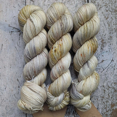 A&P Plump Sock DK Yarn | Hand-Dyed Merino Nylon Blend, Color: Frosted, Ainsworth & Prin's A&P Plump Sock DK is a soft, hand-dyed yarn of 80% superwash merino & 20% nylon. 100g skein, 243m. Ideal for socks, hats & more., Knit With Me