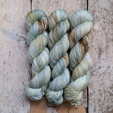 A&P Plump Sock DK Yarn | Hand-Dyed Merino Nylon Blend, Color: Opal, Ainsworth & Prin's A&P Plump Sock DK is a soft, hand-dyed yarn of 80% superwash merino & 20% nylon. 100g skein, 243m. Ideal for socks, hats & more., Knit With Me