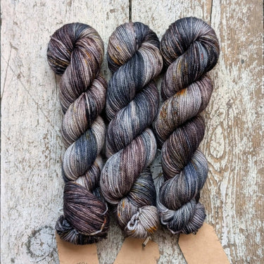 A&P Plump Sock DK Yarn | Hand-Dyed Merino Nylon Blend, Color: Winter In Narnia, Ainsworth & Prin's A&P Plump Sock DK is a soft, hand-dyed yarn of 80% superwash merino & 20% nylon. 100g skein, 243m. Ideal for socks, hats & more., Knit With Me