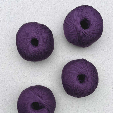 Arctic Pearl by Pascuali, colour: Grape 10,Arctic Pearl is a luxurious vegan yarn made from 100% Lyocell (SEACELL). Soft, skin-friendly, eco-conscious & machine washable. Perfect for sensitive skin