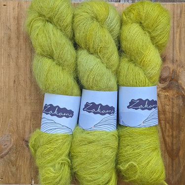 Zakami | Brushed Suri Alpaca | 100% Brushed Suri Alpaca | Fingering Yarn, Colour: Waterfall Of Memories, Dreamy 100% Brushed Suri Alpaca is incredibly soft and light in a very different way to Silk Mohair. It can absolutely be used on it's own as a finger