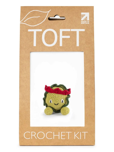 TOFT | Brussels Sprout Kit | Amigurumi Veg Crochet, , Crochet your own Brussels sprout with TOFT’s veggie kit! Includes DK wool, festive crown & eco stuffing—fun UK gift for crochet lovers., Knit With Me