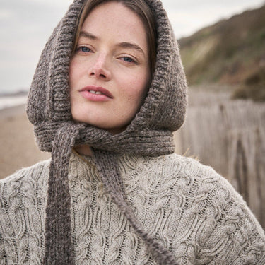 Burnet Hood | Bramble & Fleece | PDF Pattern in option at Knit With Me yarn shop