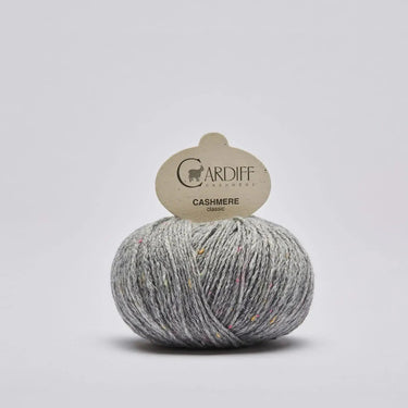 Cardiff Cashmere Classic | Sport / DK Yarn yarn ball in 303 Touch colour with simple background