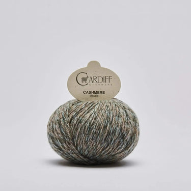Cardiff Cashmere Classic | Sport / DK Yarn yarn ball in 312 Polo colour with simple background