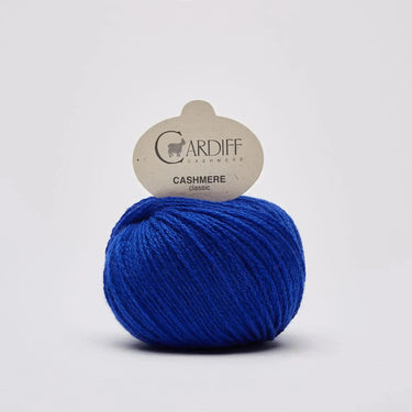 Cardiff Cashmere Classic | Sport / DK Yarn yarn ball in 666 ZAR colour with simple background