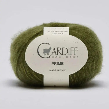 Cardiff Cashmere | Prime | Brushed Cashmere & Silk Yarn, Colour: 180 Jungle