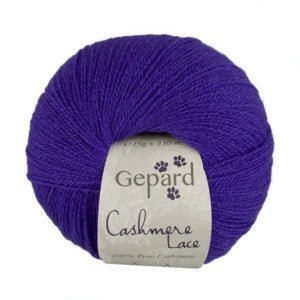 Cashmere Lace by Gepard | 100% luxurious cashmere in 650 Indigo Mystique option at Knit With Me yarn shop