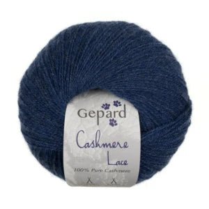 Cashmere Lace by Gepard | 100% luxurious cashmere in 772 Grey Denim option at Knit With Me yarn shop