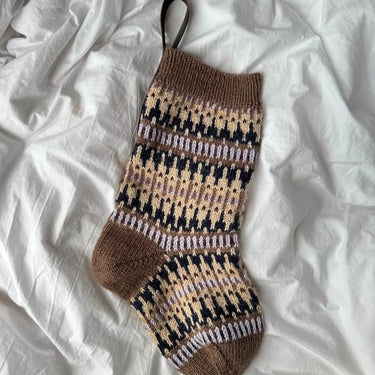 Celeste Christmas Stocking | PetiteKnit | Printed Pattern in option at Knit With Me yarn shop